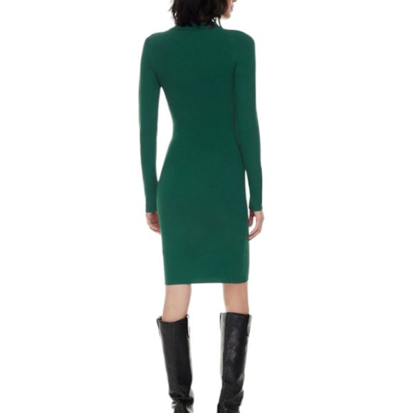 Aritzia Wilfred Cove Dress sweater dress in Cucamelon Green ( NWT ) - Picture 2 of 16